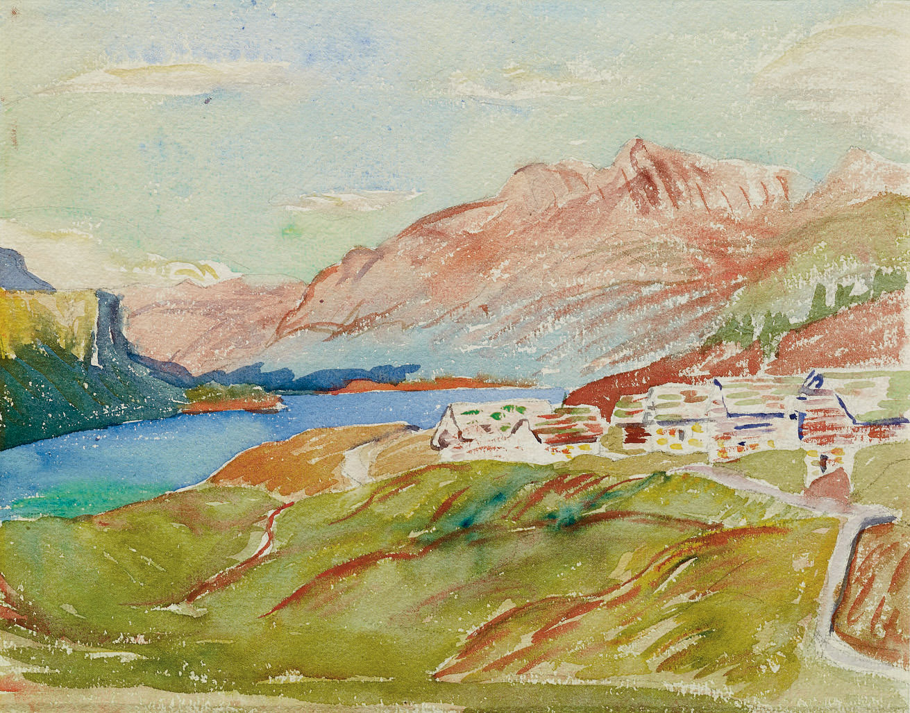 GIOVANNI (18681933) , Capolago mit Silsersee Christie's