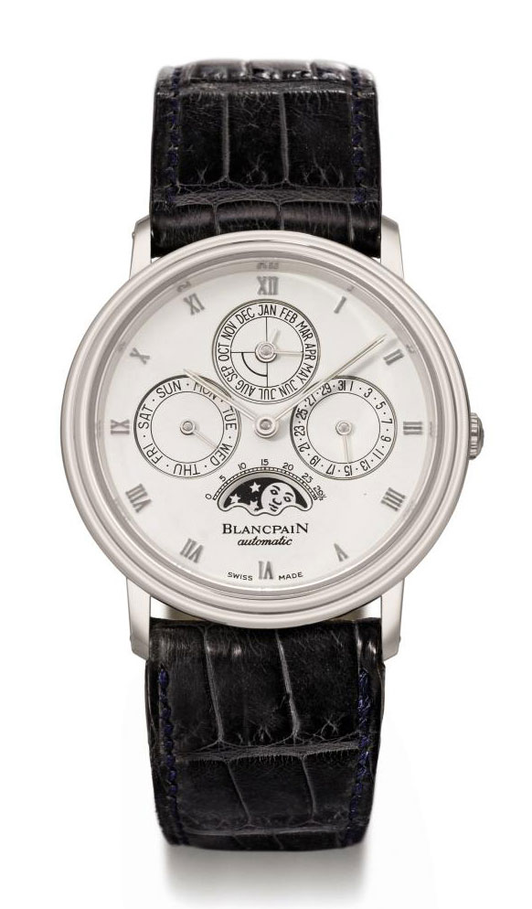 Blancpain A platinum limited edition automatic perpetual calendar