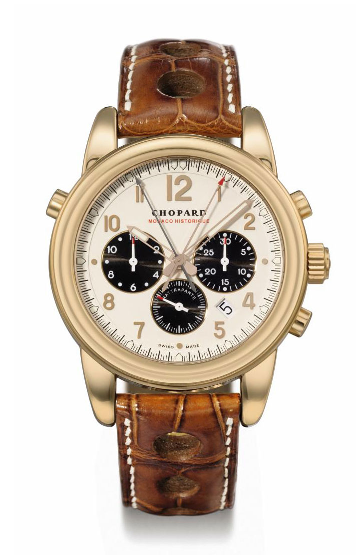 Chopard. An 18K gold limited edition automatic split seconds