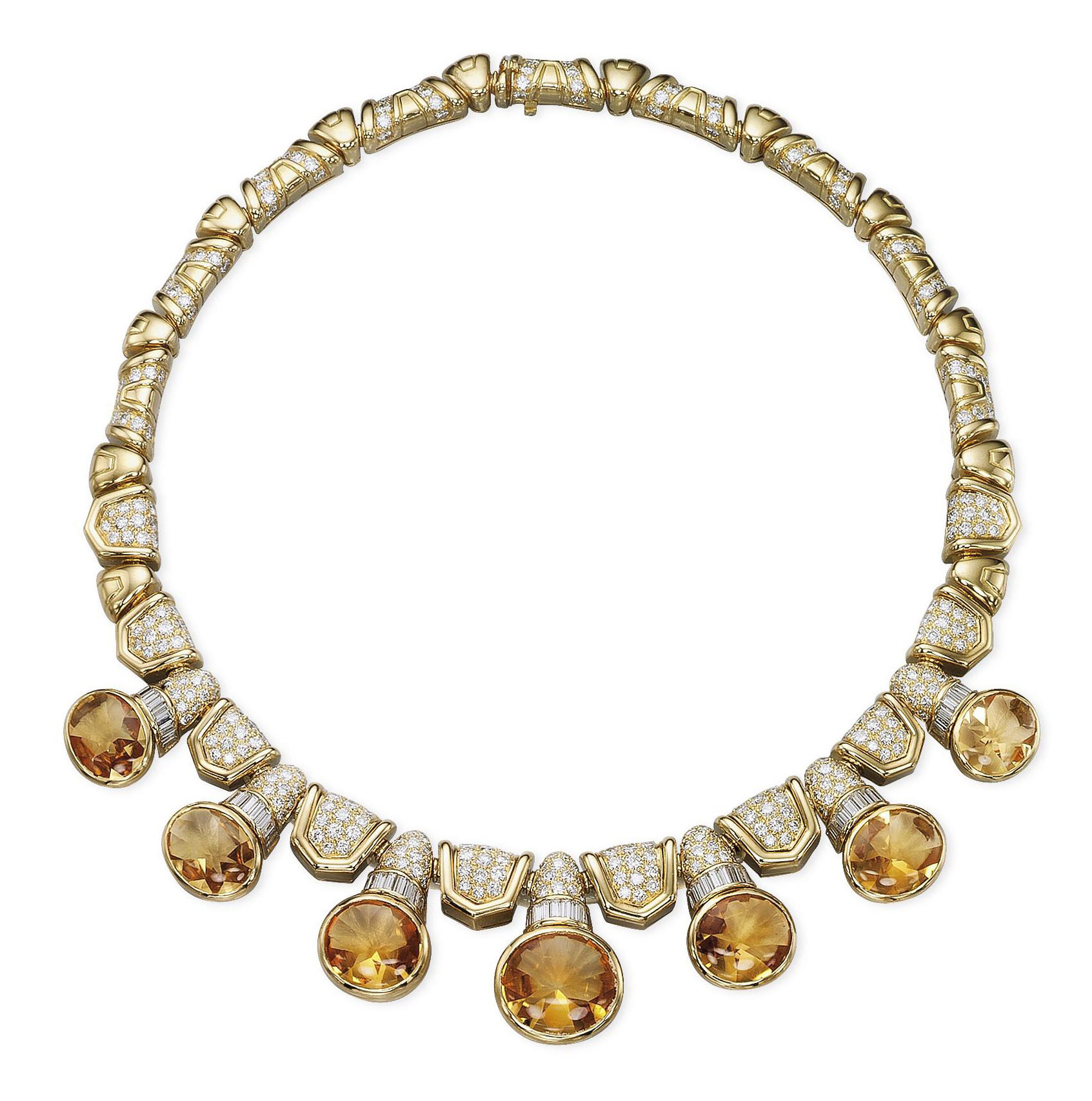 A Citrine And Diamond Necklace By Bulgari Check out our citrine ring selection for the very best in unique or custom, handmade pieces from our rings shops. a citrine and diamond necklace by bulgari