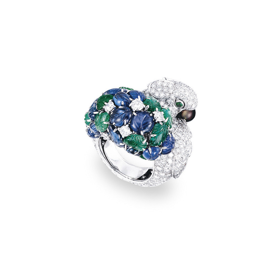 cartier parrot ring