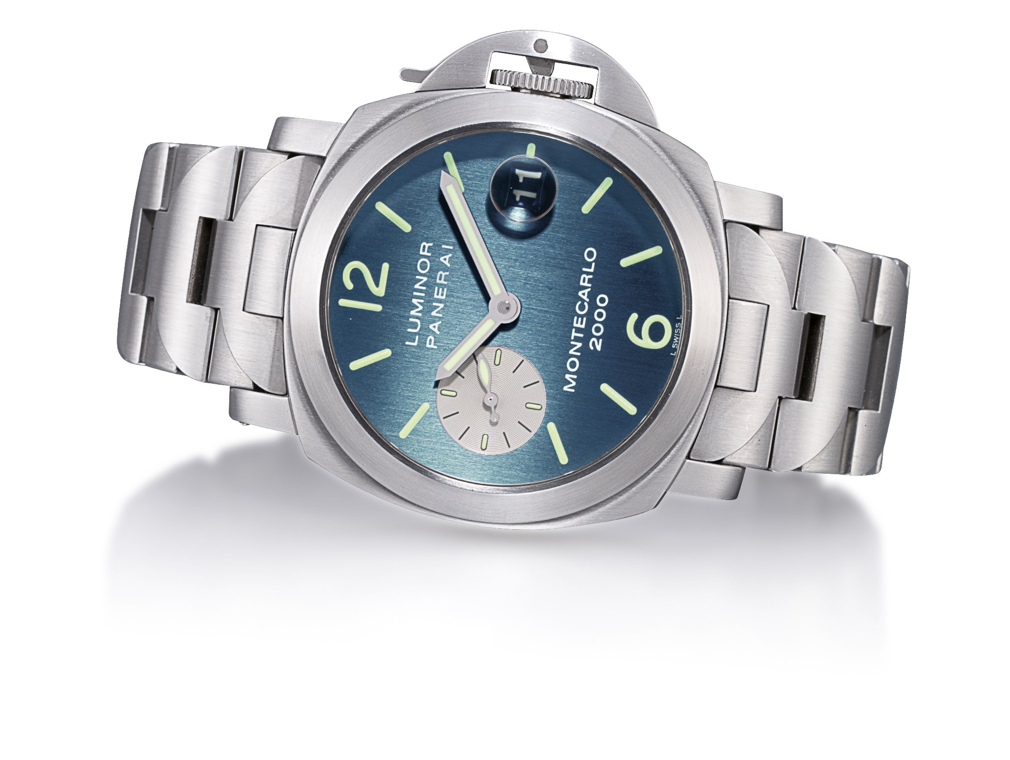 PANERAI, LUMINOR MONTECARLO 2000, REF. PAM00081STAINLESS STEEL