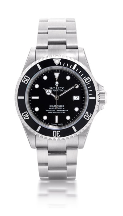 rolex sea dweller stainless steel price