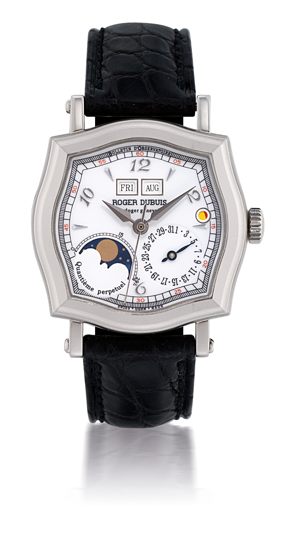 ROGER DUBUIS, SYMPATHIE, QUANTIEME PERPETUAL WHITE GOLD AUTOMATIC