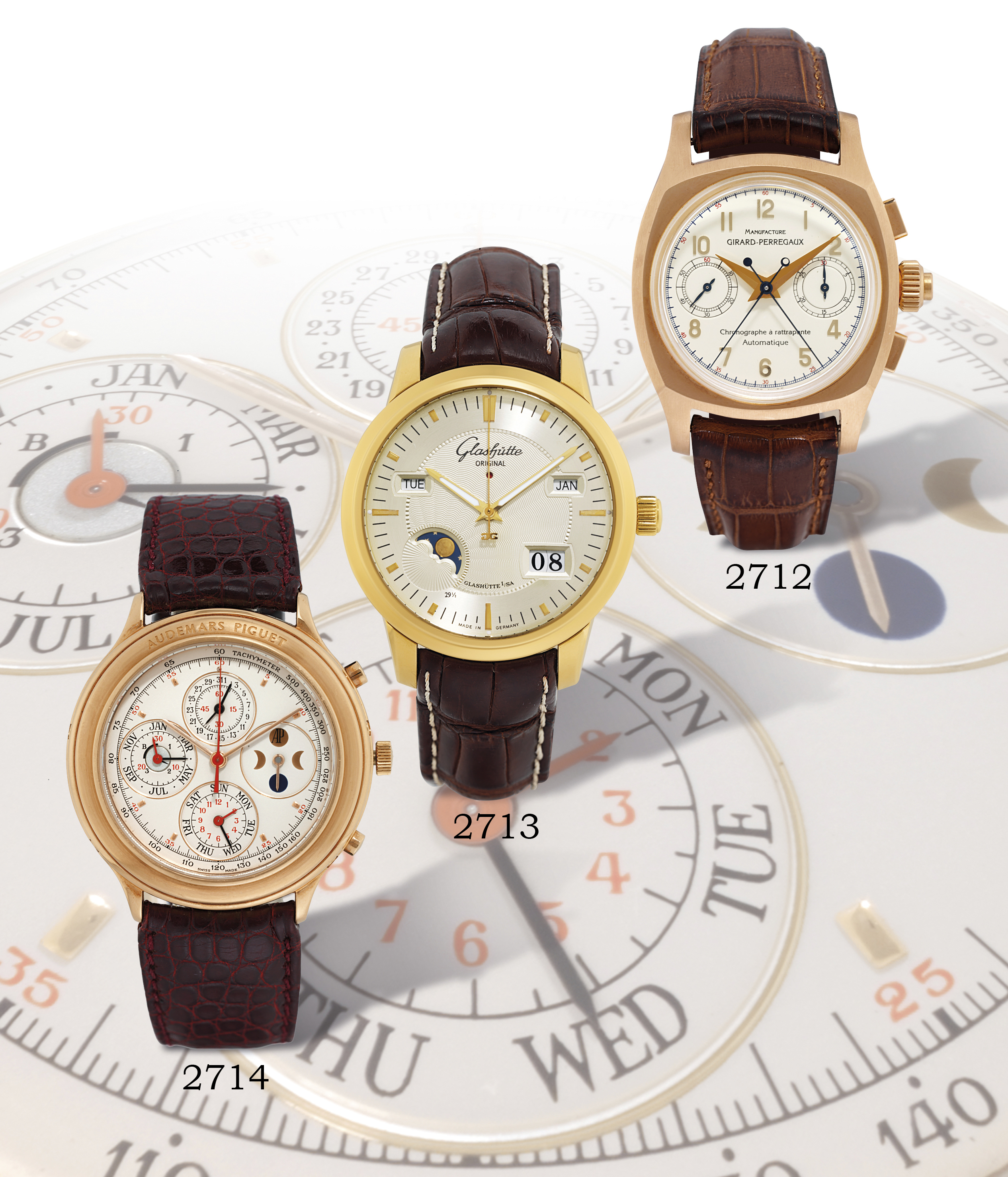 AUDEMARS PIGUET QUANTIEME PERPETUAL CHRONOGRAPHE PINK GOLD AUTOMATIC