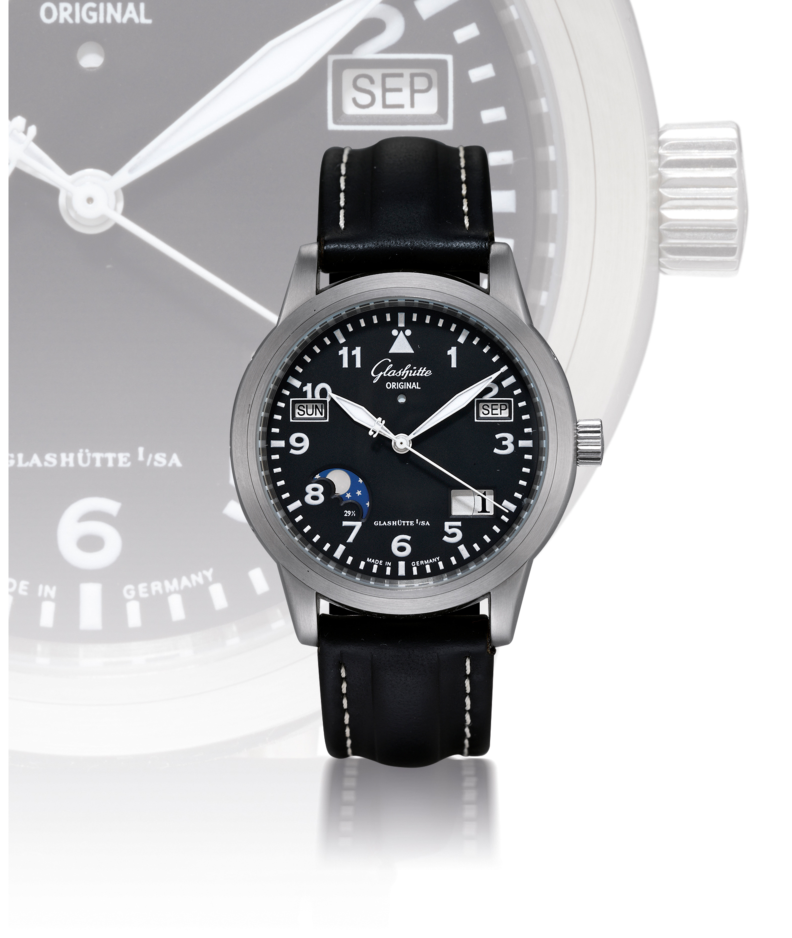GLASHÜTTE ORIGINAL SENATOR NAVIGATOR PERPETUAL CALENDAR STAINLESS