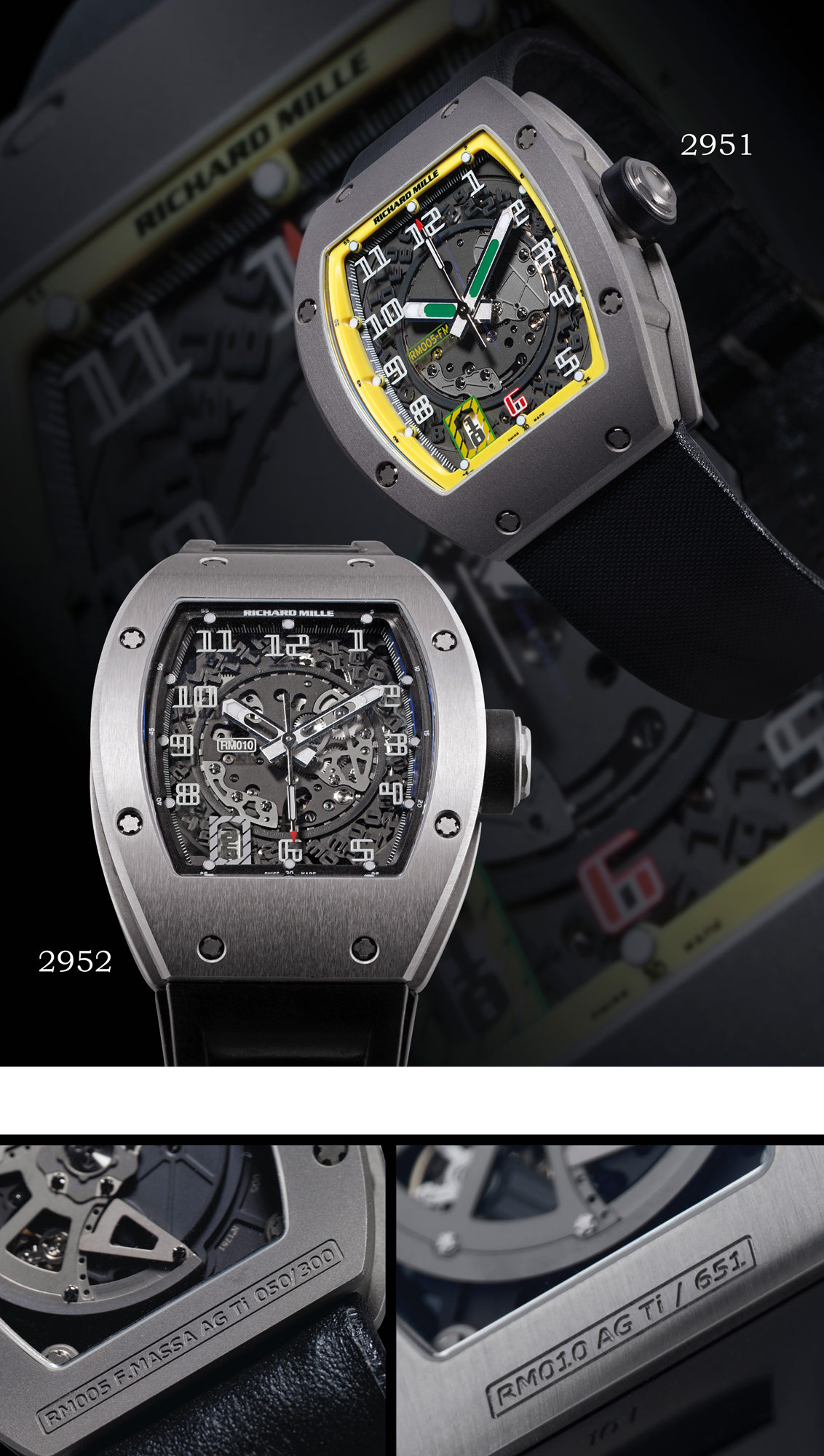 RICHARD MILLE, RM010 TITANIUM AUTOMATIC 