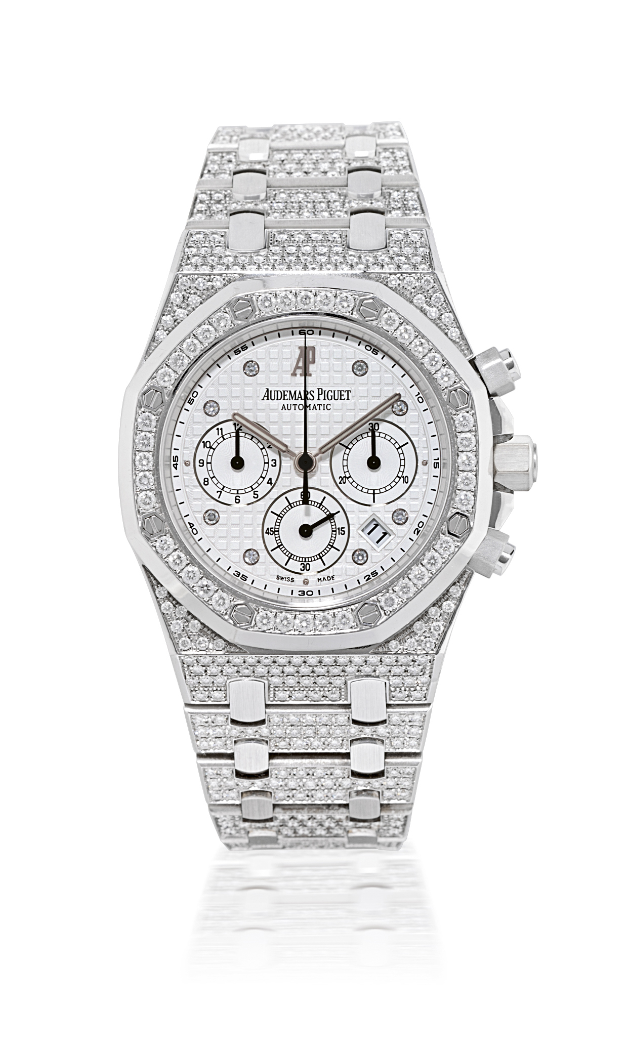 Audemars piguet top white gold diamonds