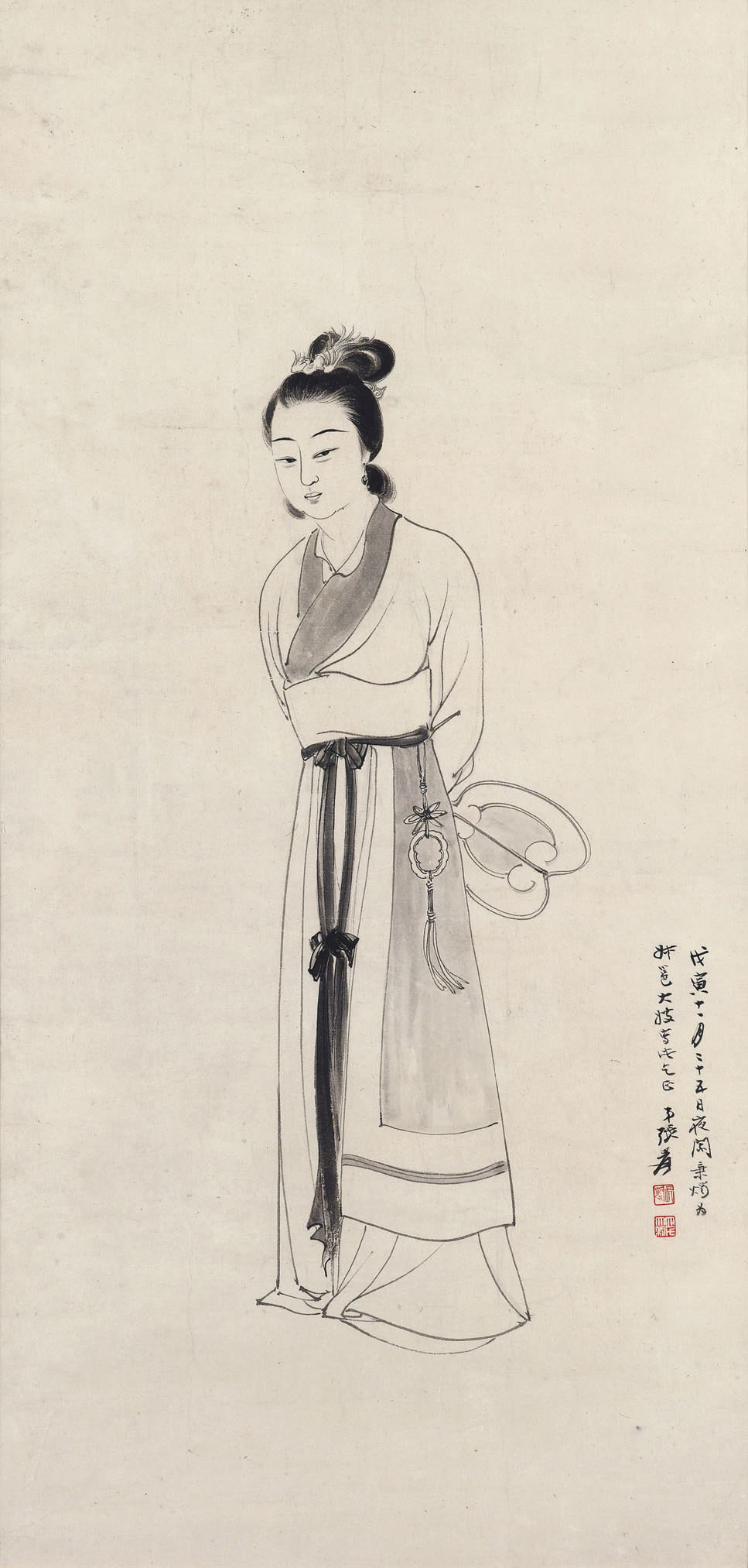 ZHANG XUELIANG (1901-2001) , Calligraphic Couplet | Christie's