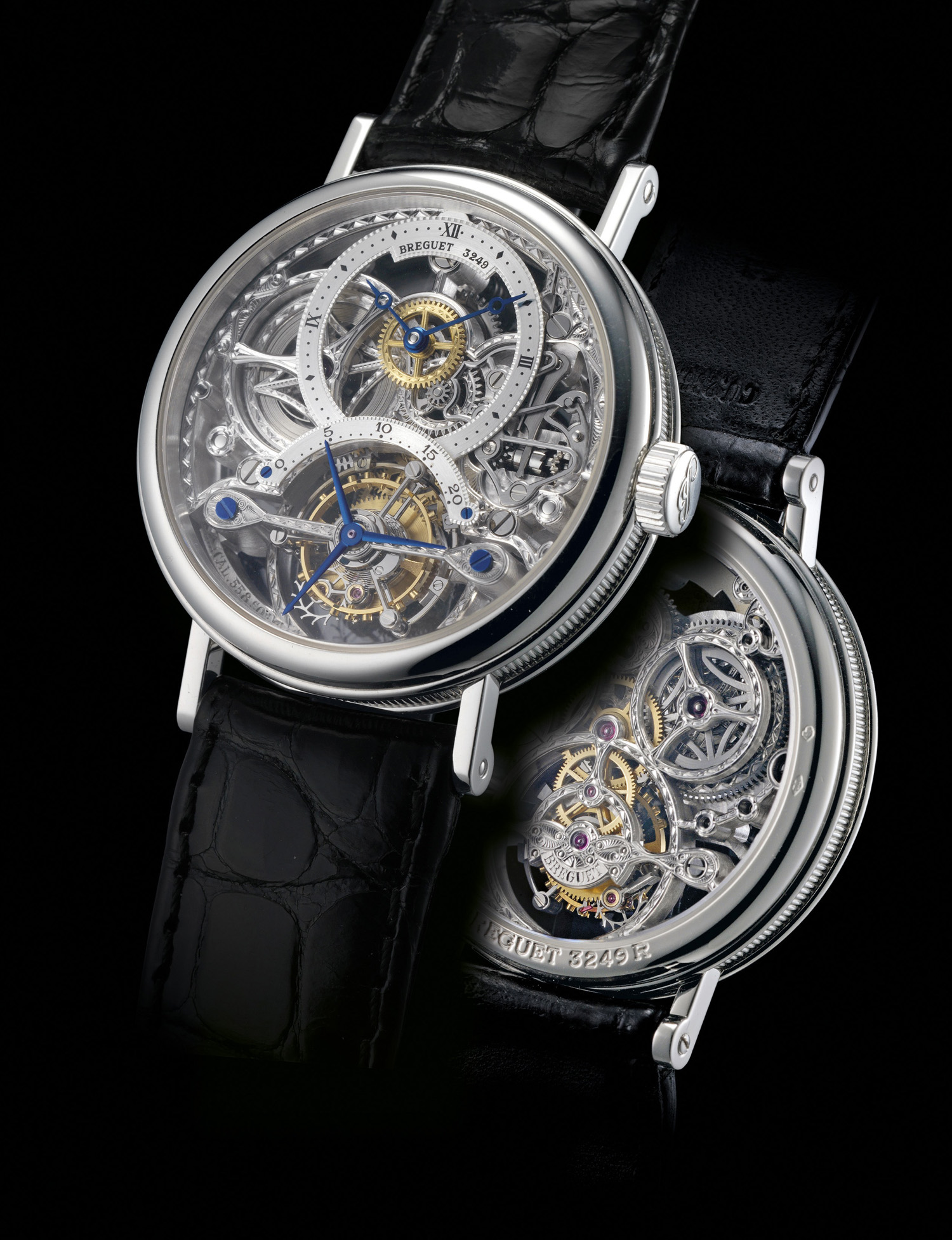 BREGUET REF. 3355FINE AND RARE PLATINUM MANUALLY WOUND