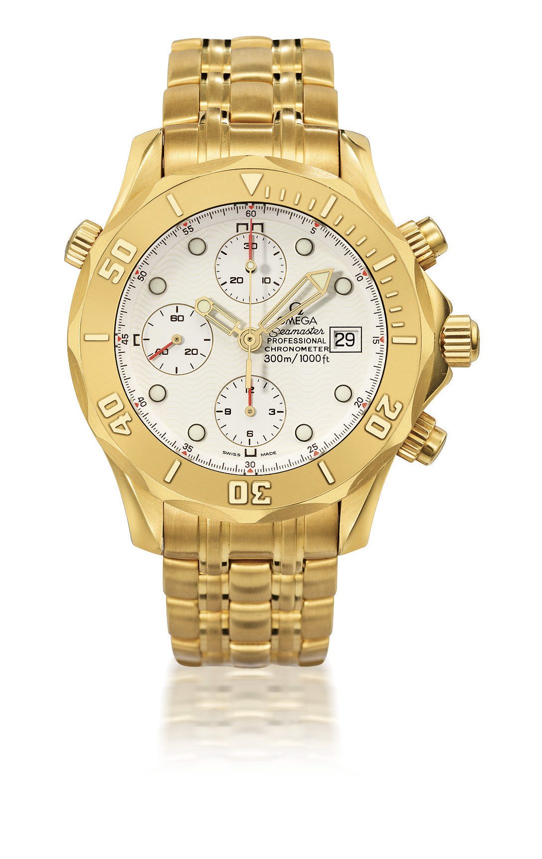OMEGA, SEAMASTER PROFESSIONAL, REF.2196.20.00 YELLOW GOLD AUTOMATIC
