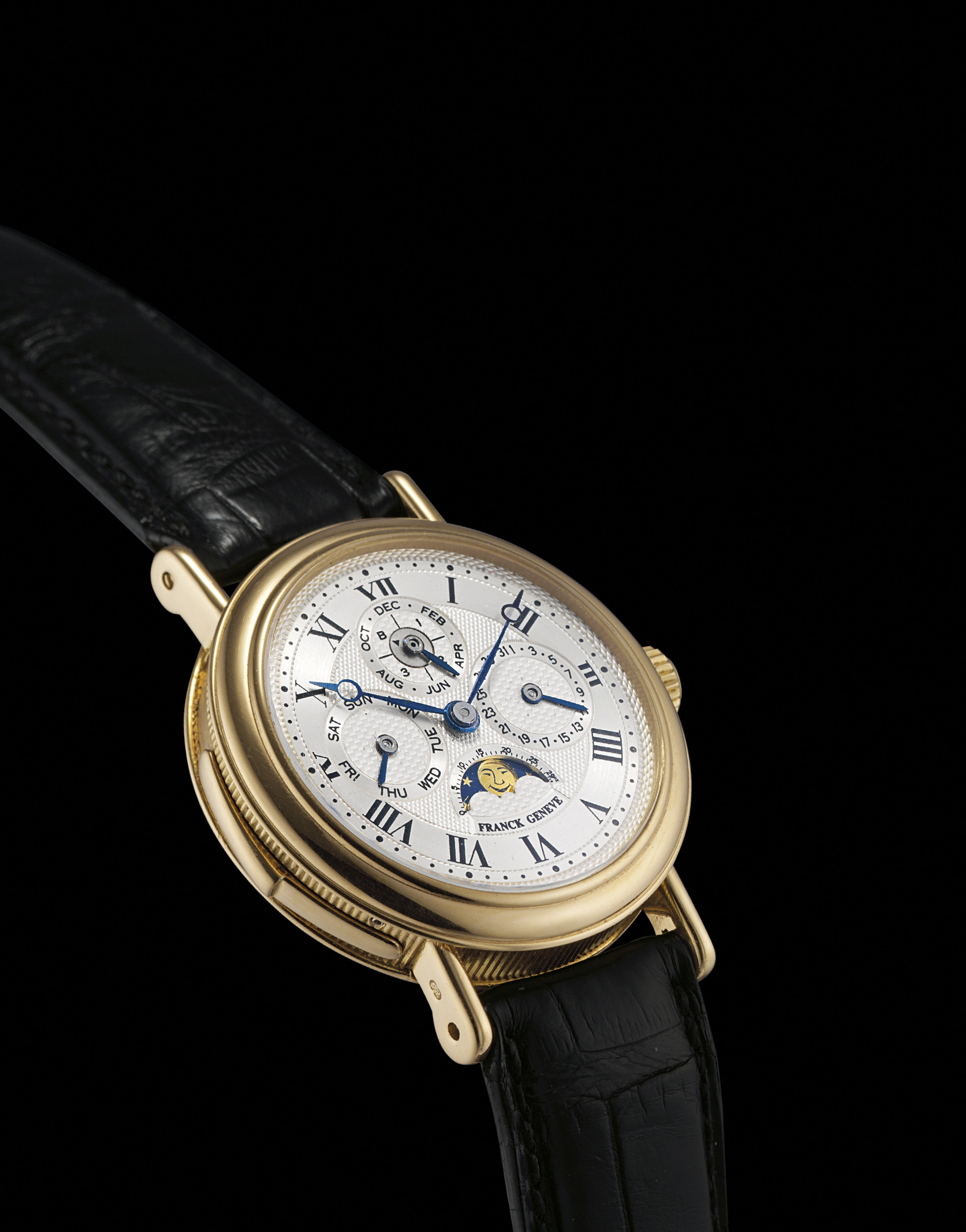 FRANCK MULLER, MINUTE REPEATER PERPETUAL CALENDAR 1987 YELLOW GOLD