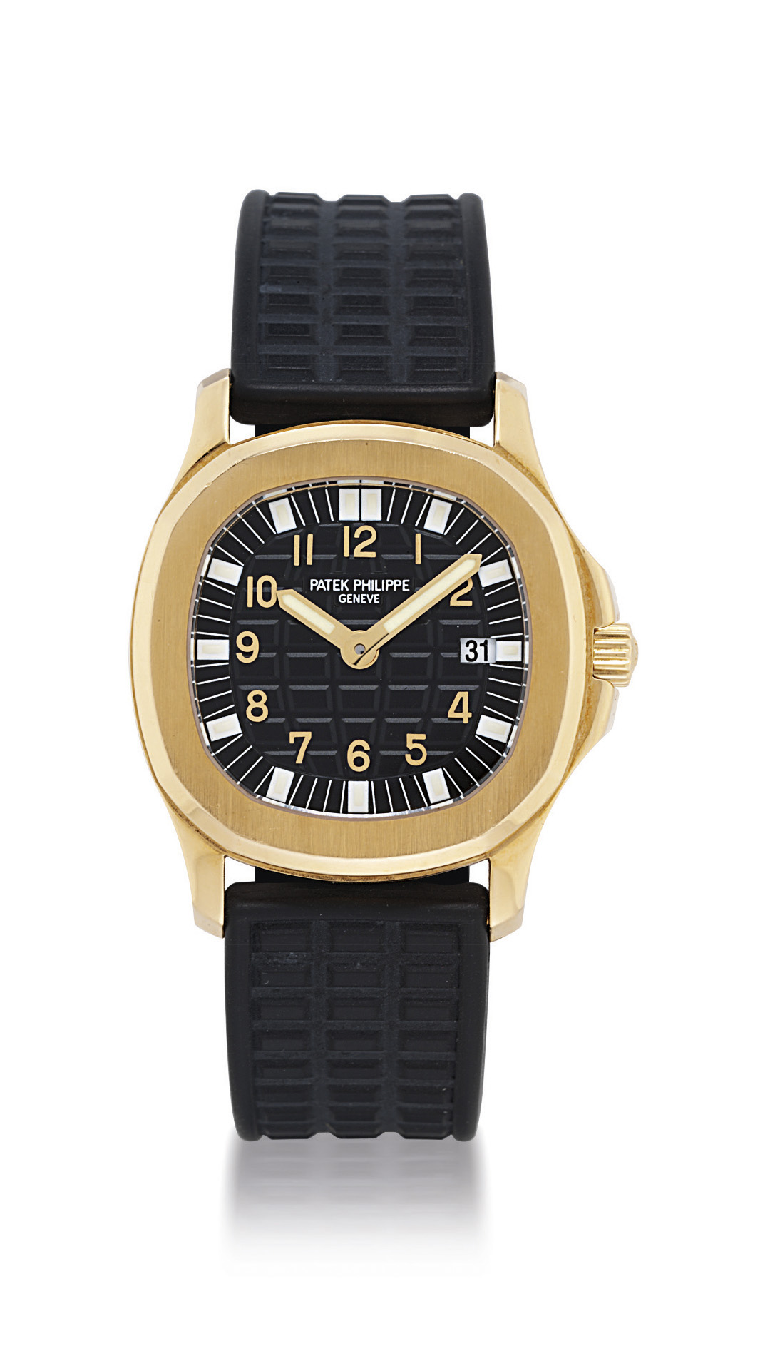 Patek Philippe Ref 4960j Aquanaut Lady S Yellow Gold Quartz Wristwatch With Date