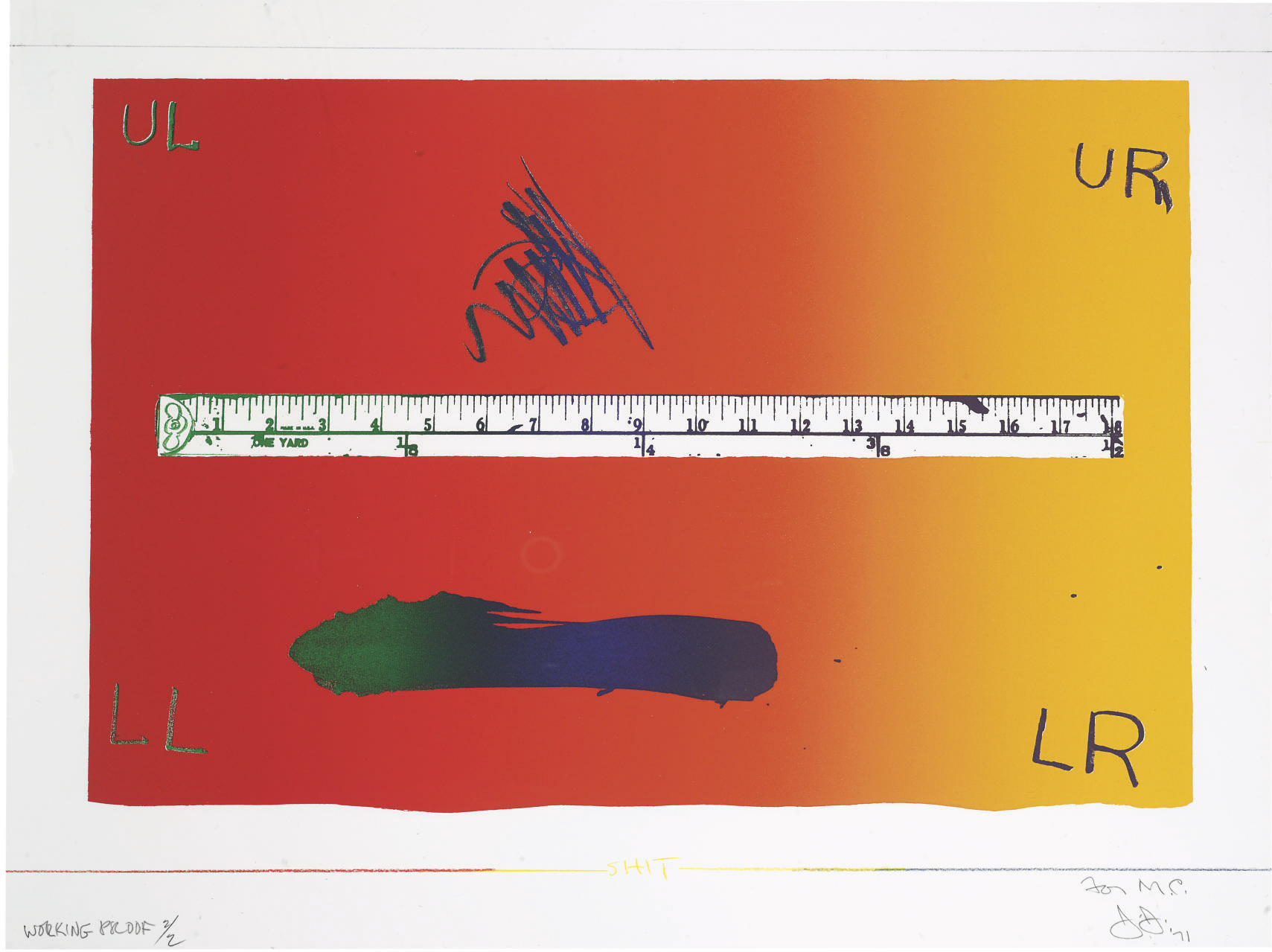 Untitled (ULAE 100) 

