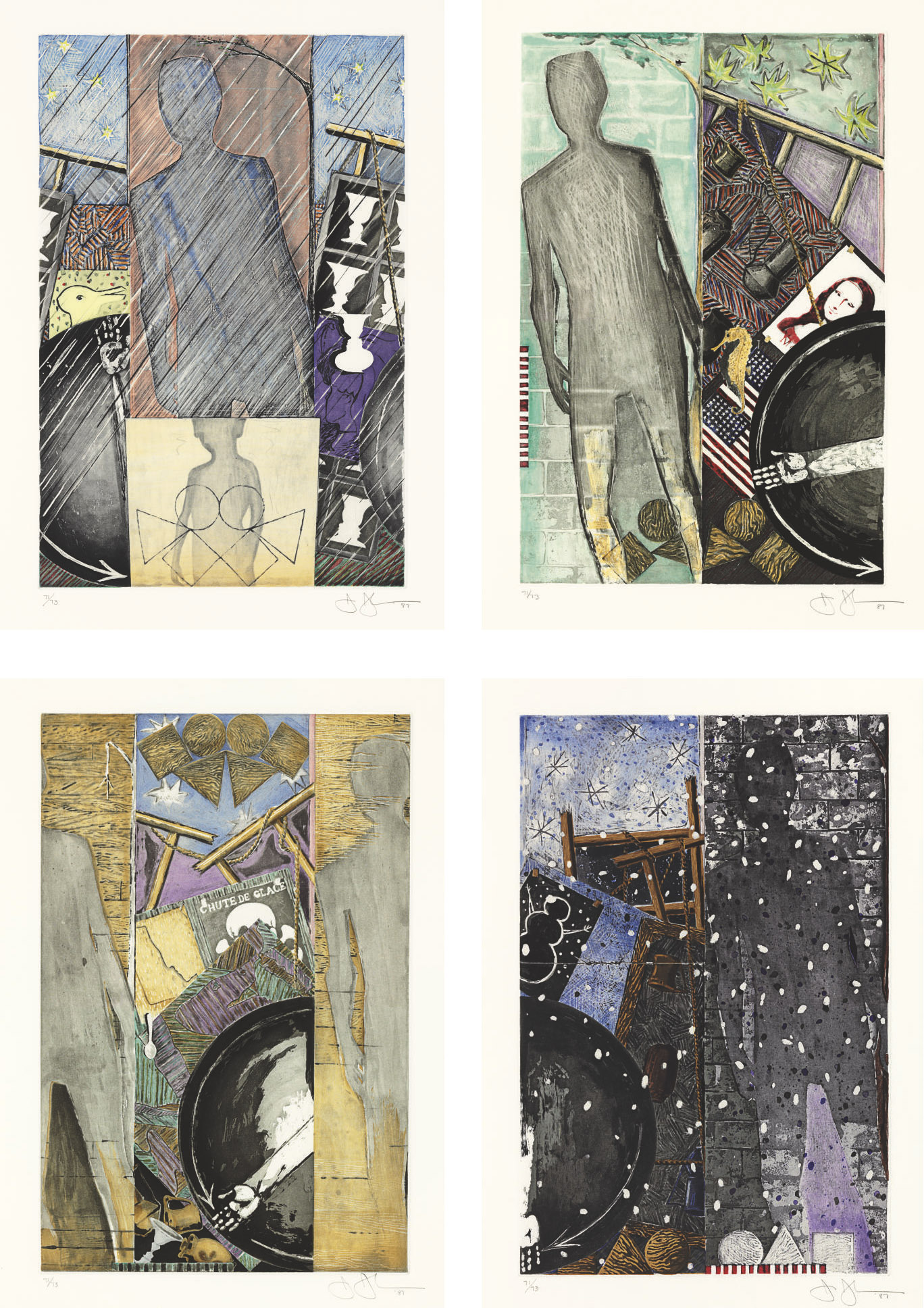 The Seasons (Spring, Summer, Fall, Winter) (ULAE 238-41) 
