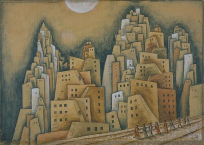 Alejandro Xul Solar (Argentinian 1887-1963) , Ciudá Hochi ...