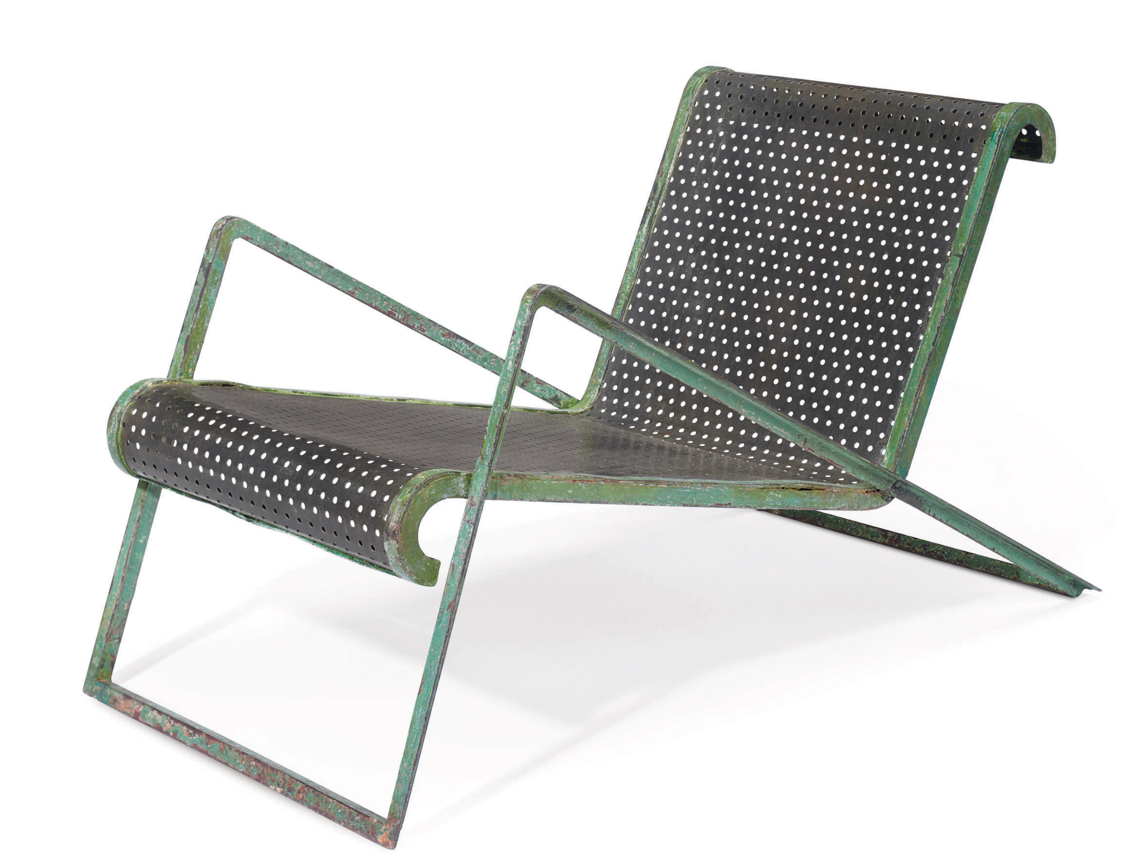 JEAN ROYERE (1902-1981) , A PAINTED PERFORATED AND TUBULAR METAL