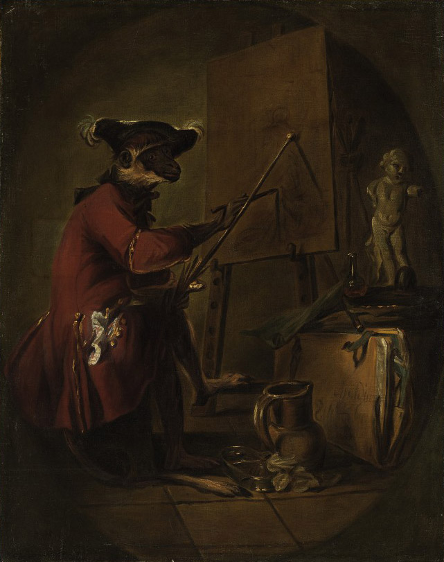 Le singe peintre ('The Monkey Painter') 
