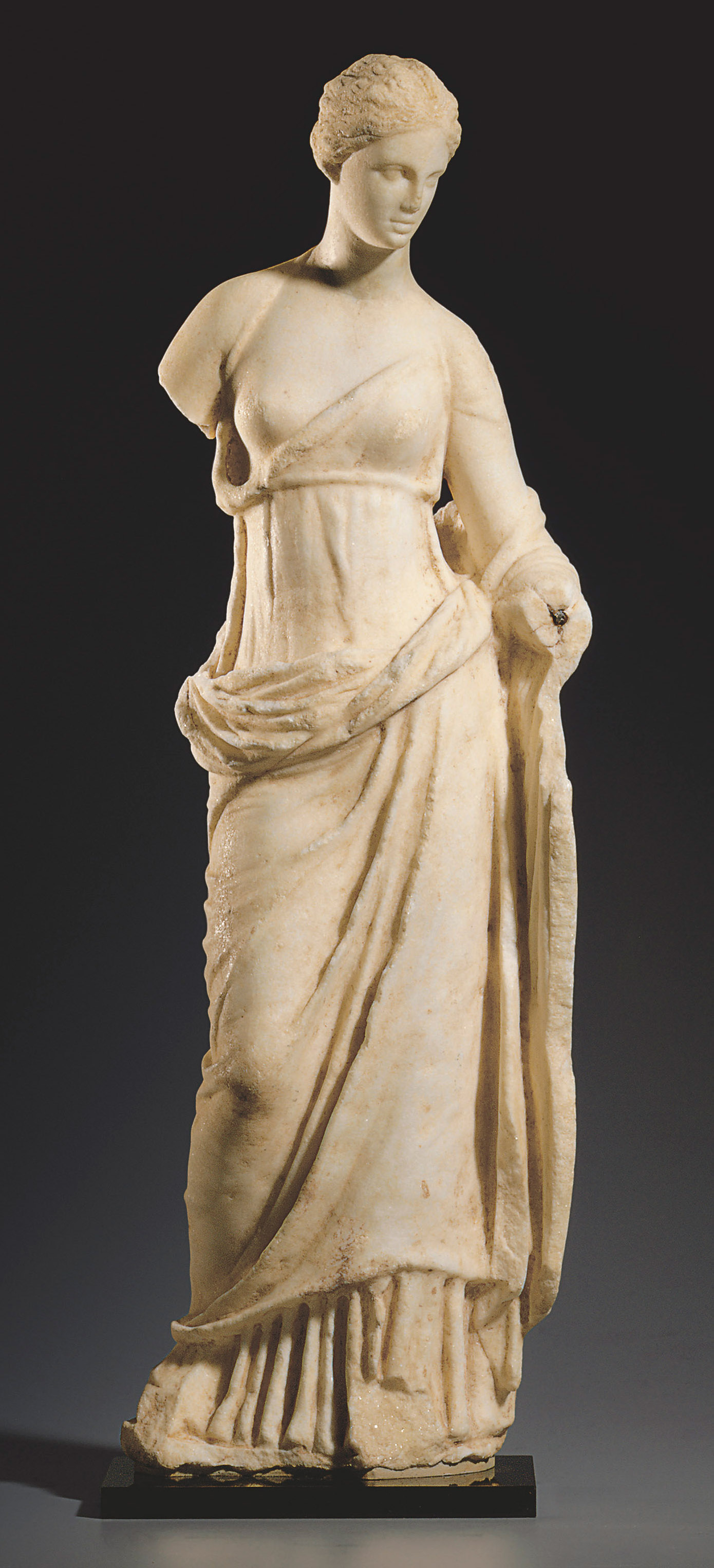 A GREEK MARBLE APHRODITE , HELLENISTIC PERIOD, CIRCA 2ND CENTURY B.C