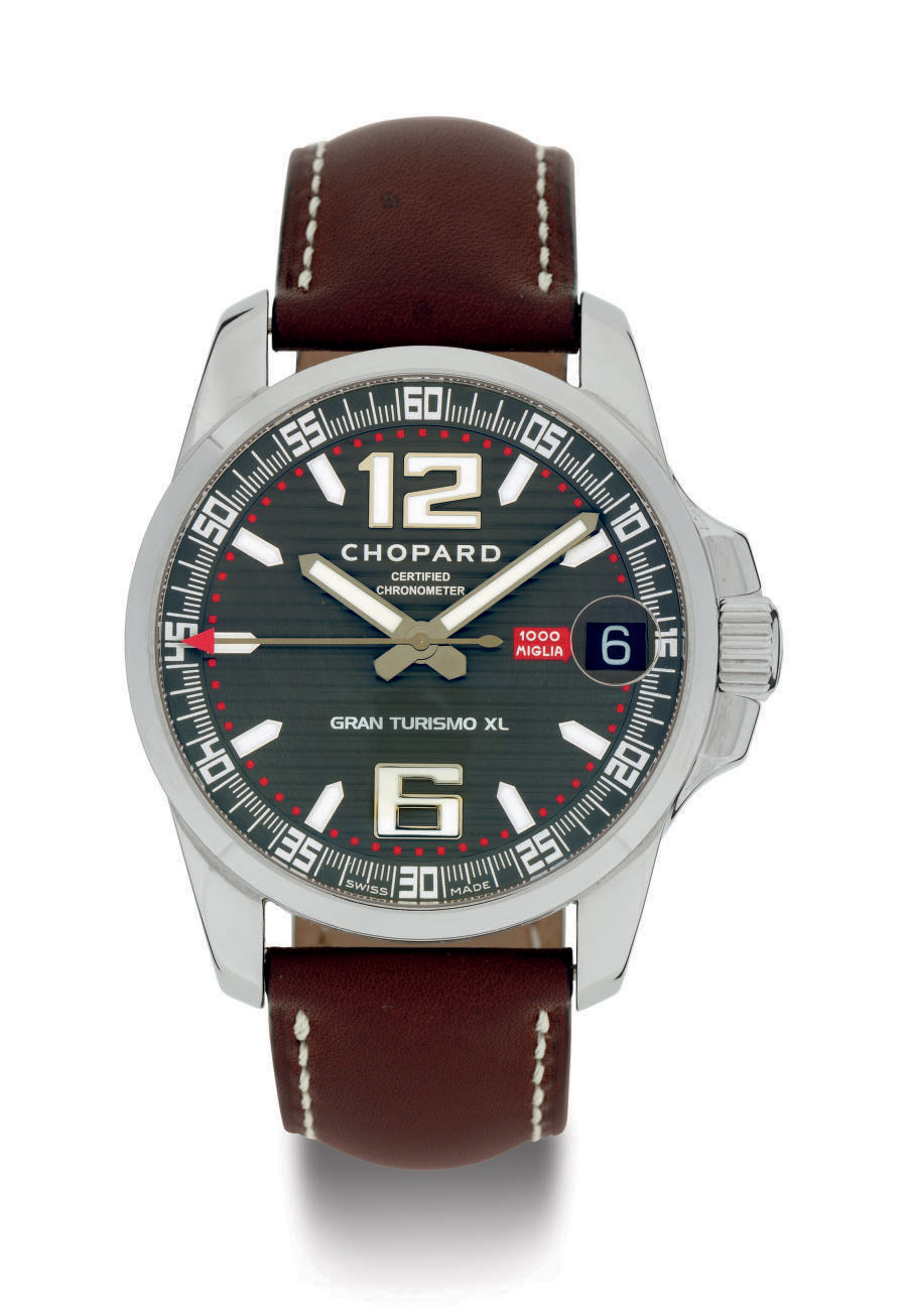 CHOPARD. A LIMITED EDITION TITANIUM AUTOMATIC WRISTWATCH ...