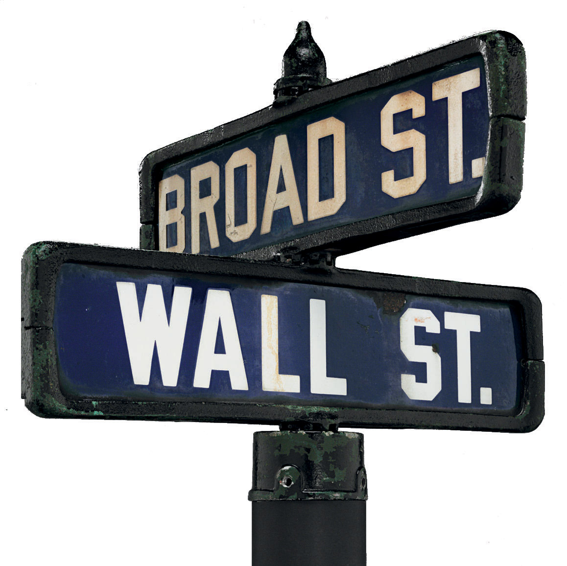 NEW YORK -- WALL ST. Wall St. and Broad St. Original ...