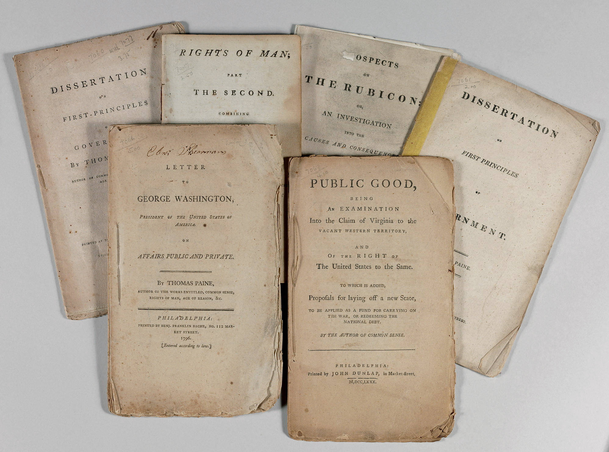 PAINE, Thomas. A COLLECTION OF PAMPHLETS THAT MADE PAINE ...
