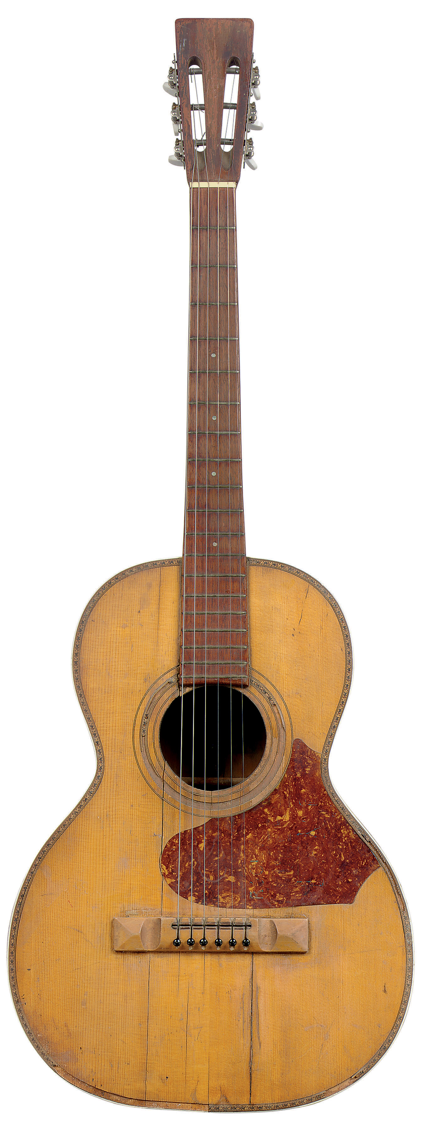 ROY'S FIRST GUITAR AIDA GUITAR COMPANY, AN ACOUSTIC GUITAR, CINCINNATI, OH, EARLY 20TH CENTURY