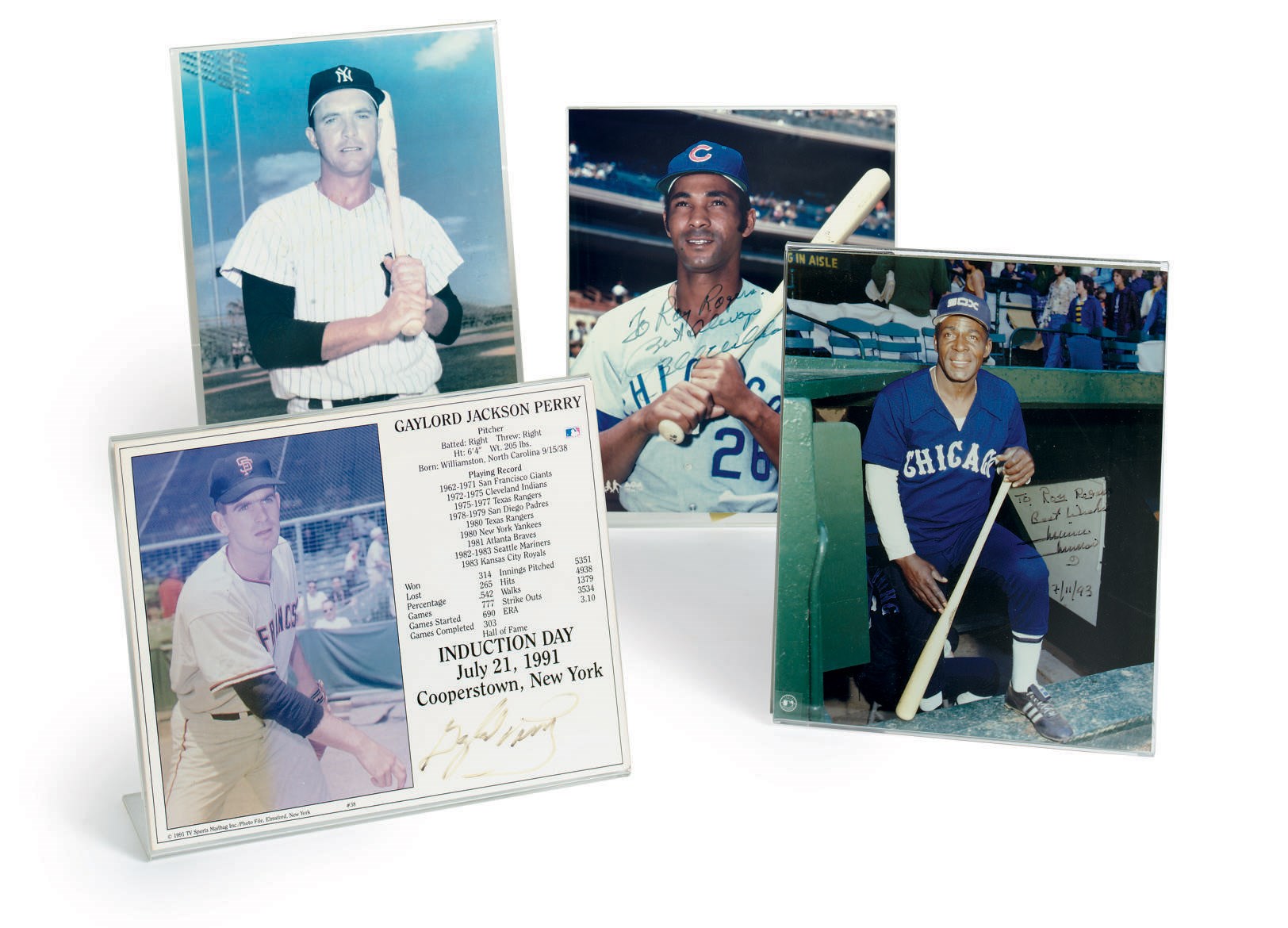 A GROUP OF BASEBALL MEMORABILIA
