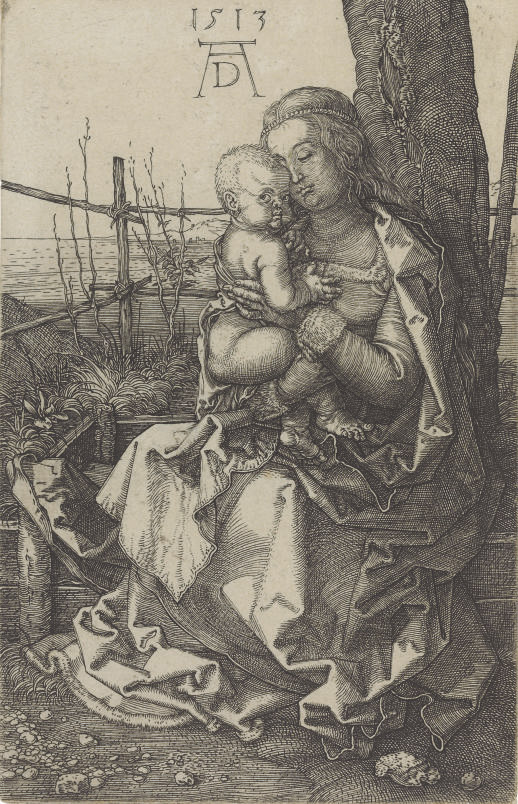 The Virgin and Child seated by a Tree (B. 35; M., Holl. 34; S.M.S. 67) 
