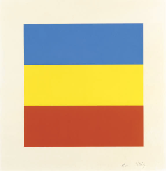 Blue/Yellow/Red (Untitled) (A. 91) 
