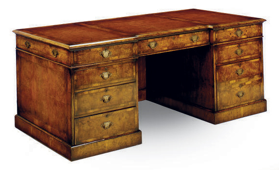 A Walnut Partner S Desk Smith Watson Of Recent Manufacture
