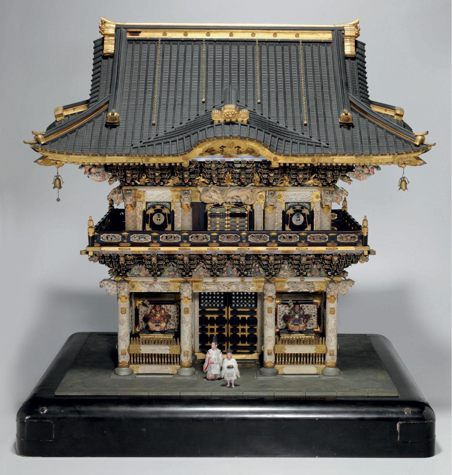 An Architectural Model Of The Yomeimon Gate Of Toshogu Shrine Nikko