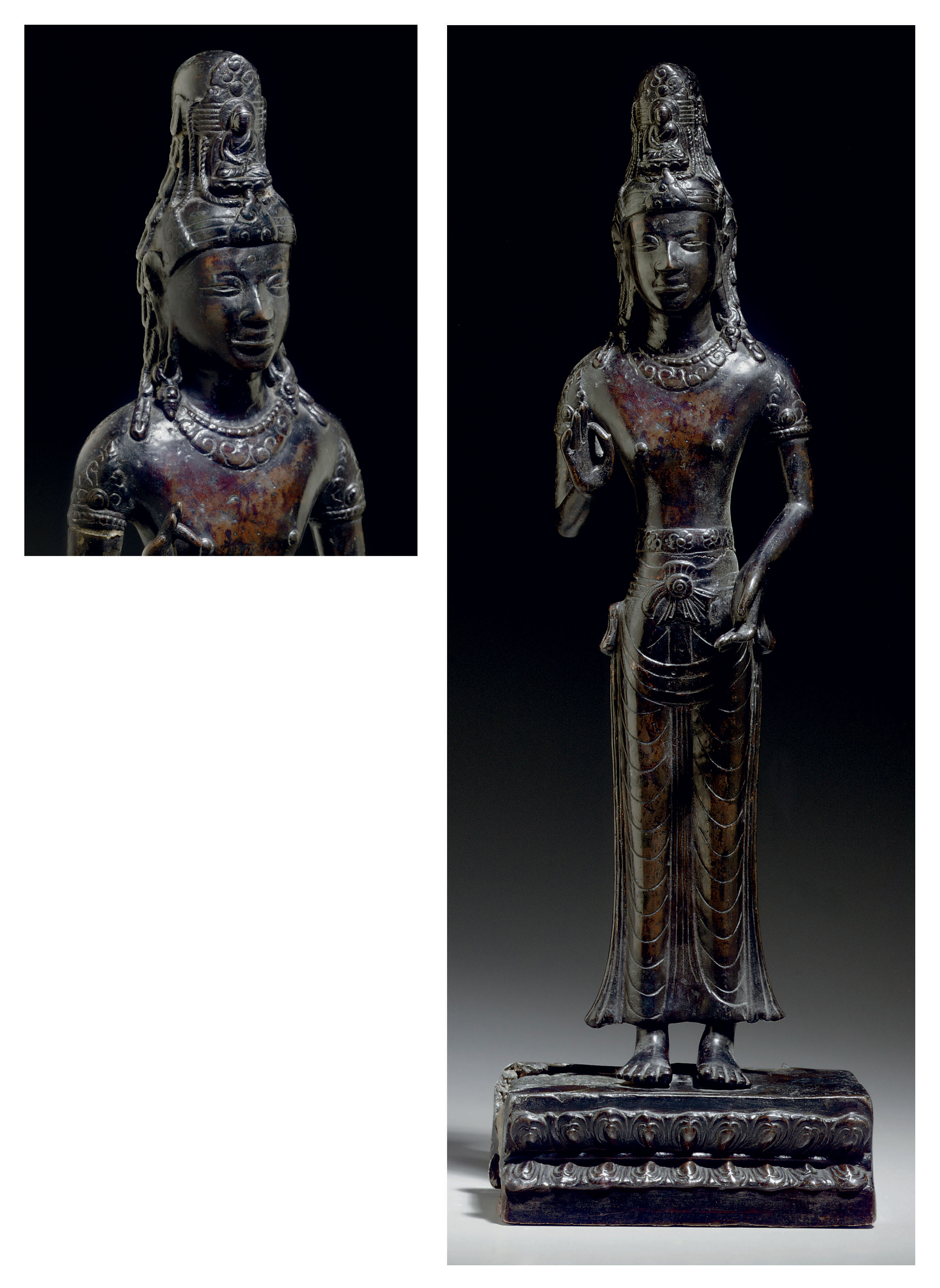A Rare Bronze Figure Of Acuoye Guanyin Dali Kingdom Yunnan Province 12th Century 11th Century Figural Christie S