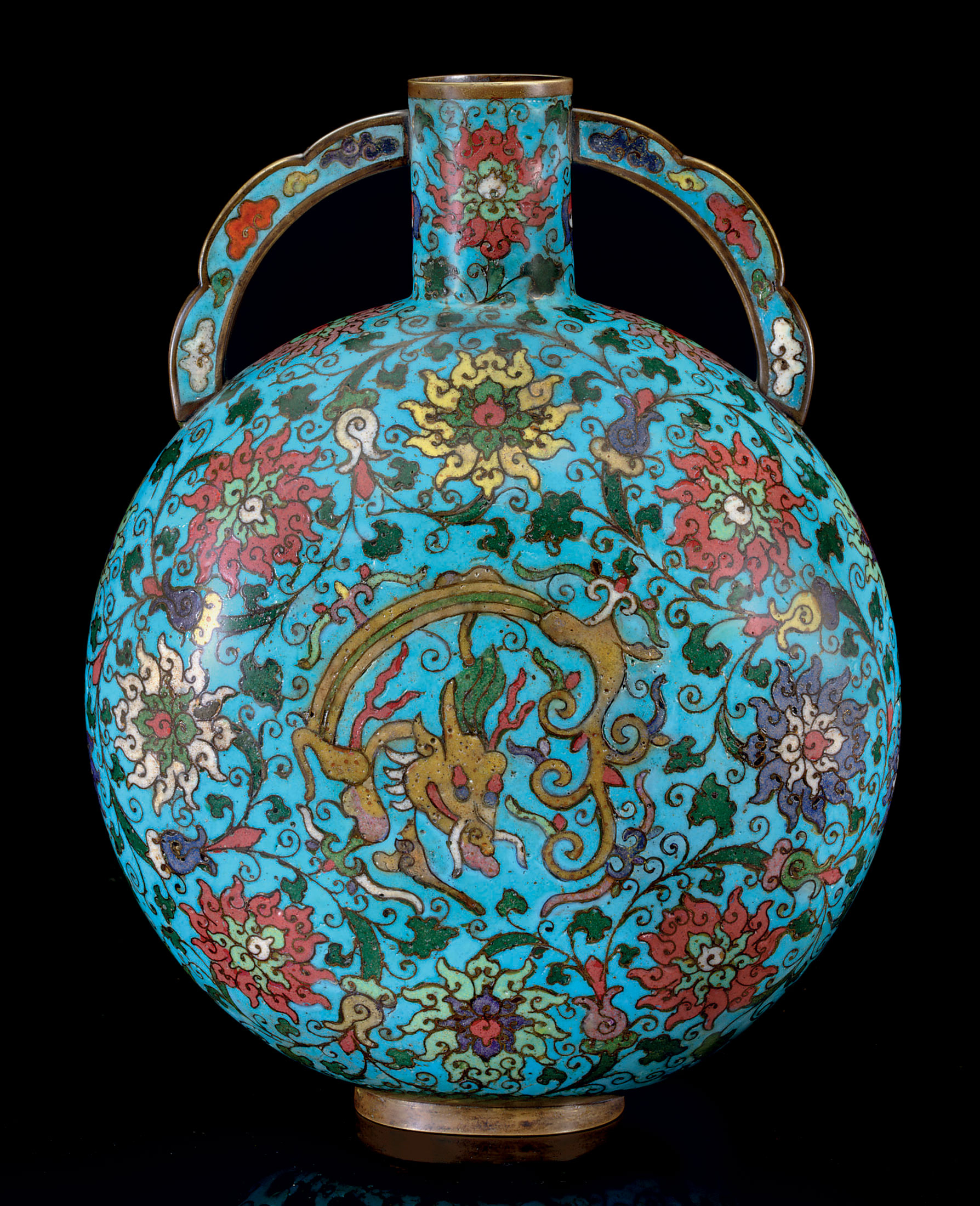 A CLOISONNE ENAMEL MOONFLASK , MING DYNASTY, 17TH CENTURY Christie's