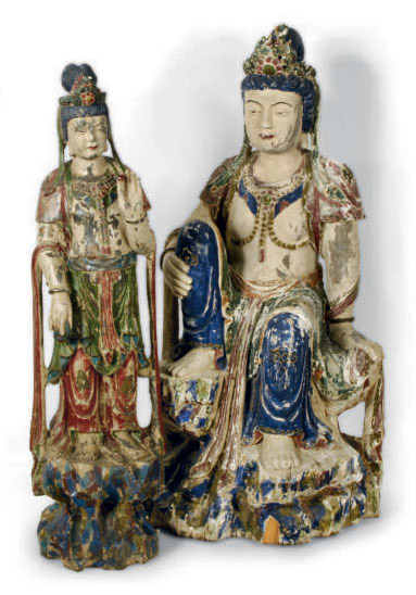 wood figures to paint