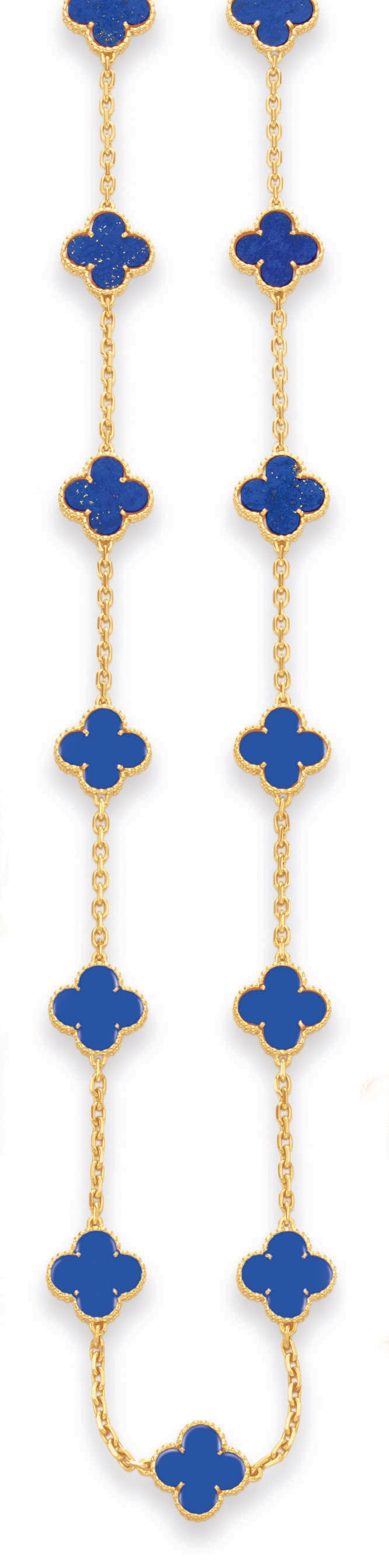 Van cleef lapis lazuli alhambra best sale