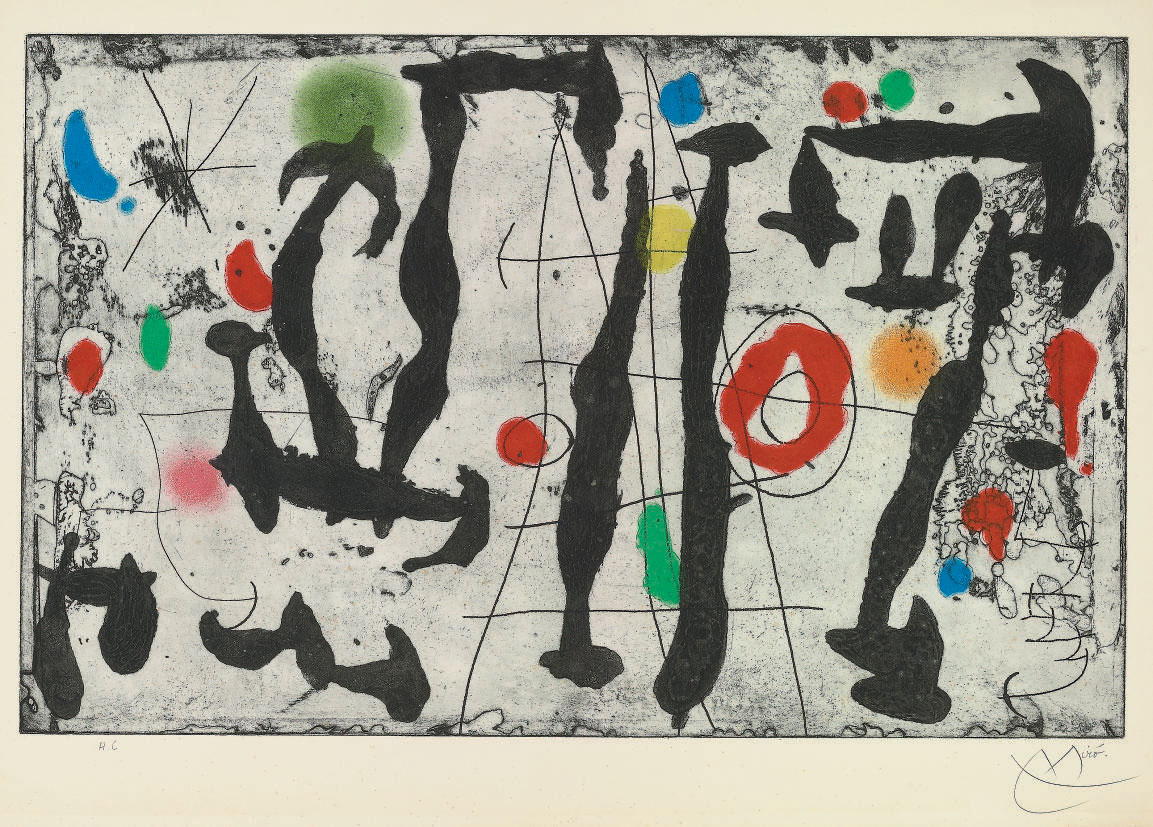 JOAN MIRO , La Femme au Miroir (M. 242; see C. books 36) | Christie's