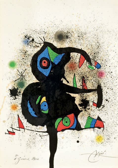 JOAN MIRO , La Femme au Miroir (M. 242; see C. books 36) | Christie's