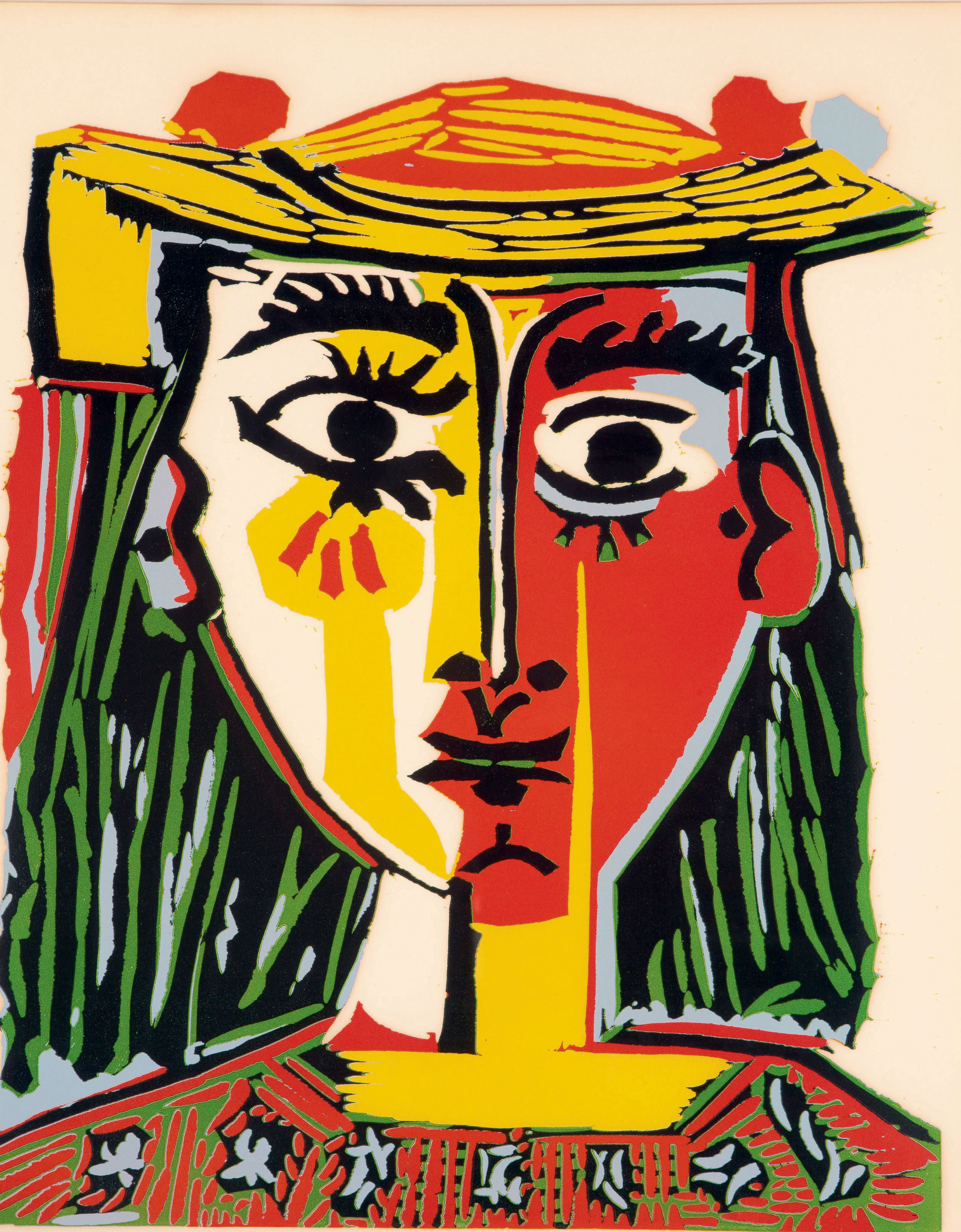 PABLO PICASSO (18811973) , Buste de Femme au Chapeau (Bloch 1072 Baer