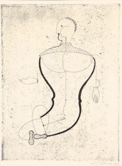 oskar schlemmer abstract figure