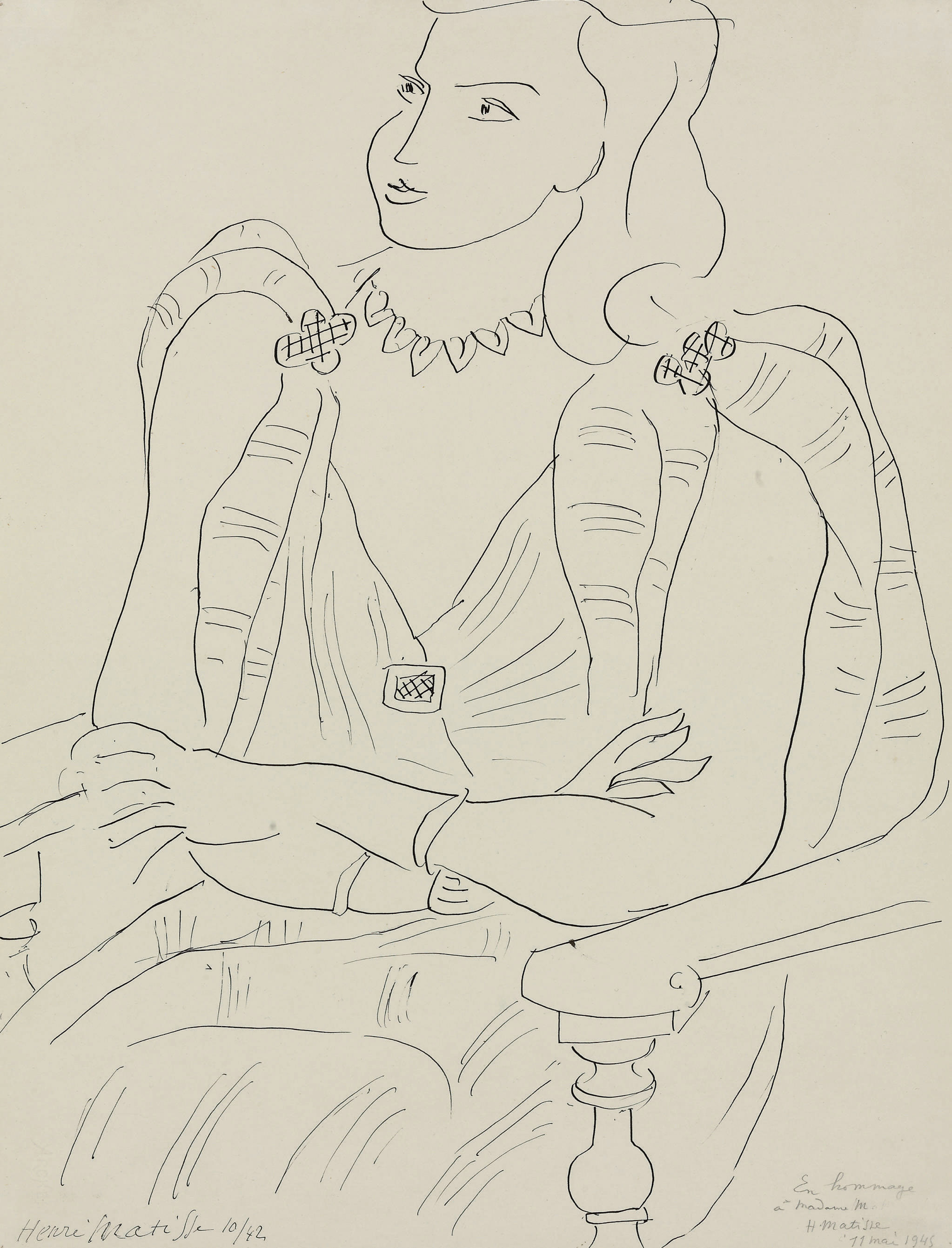 Femme assise 

