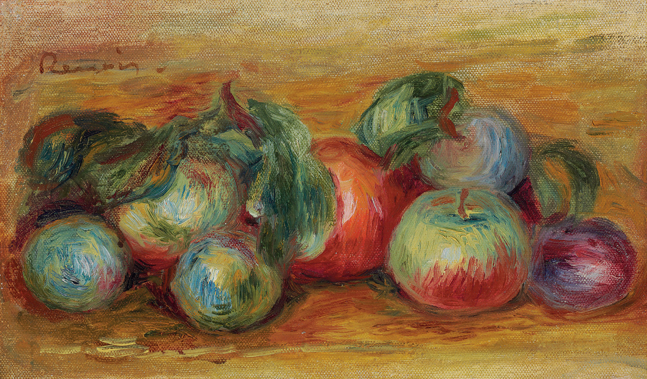 Pierre-Auguste Renoir (1841-1919) , Nature morte aux fruits