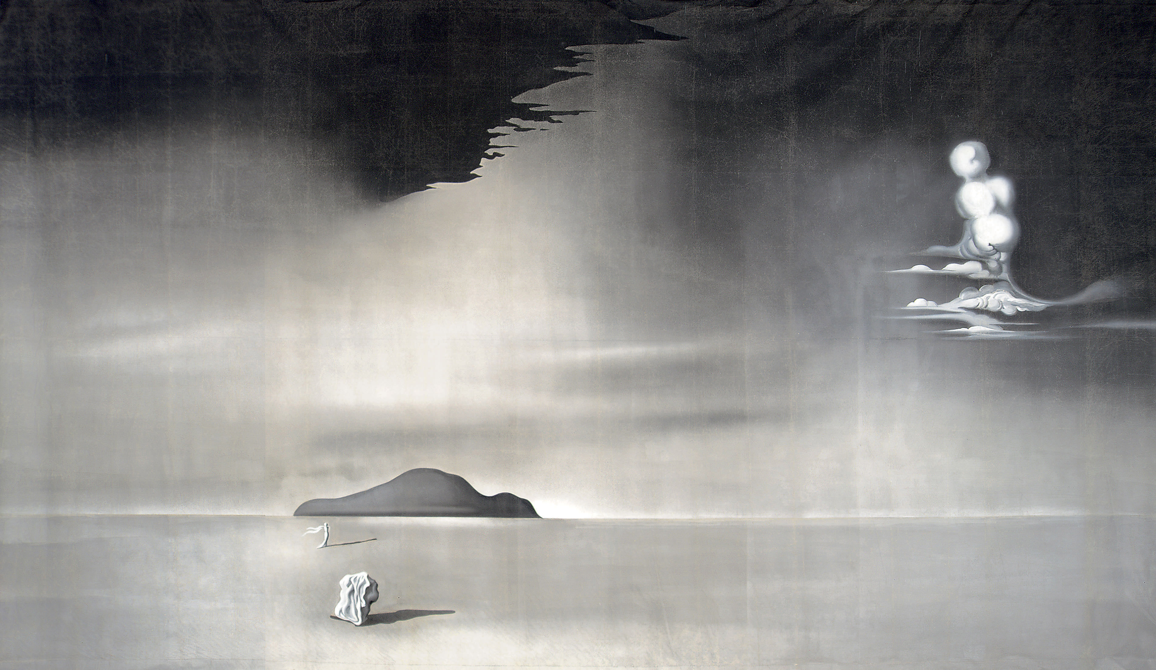 Salvador Dali (1904-1989) , Desert Landscape (paysage désertique