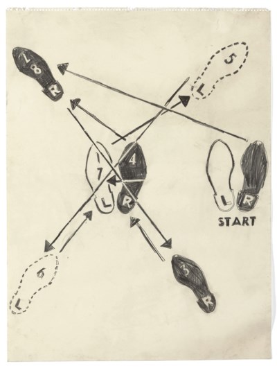 Andy Warhol (1928-1987) , Dance Diagram | Christie's dance diagram andy warhol 
