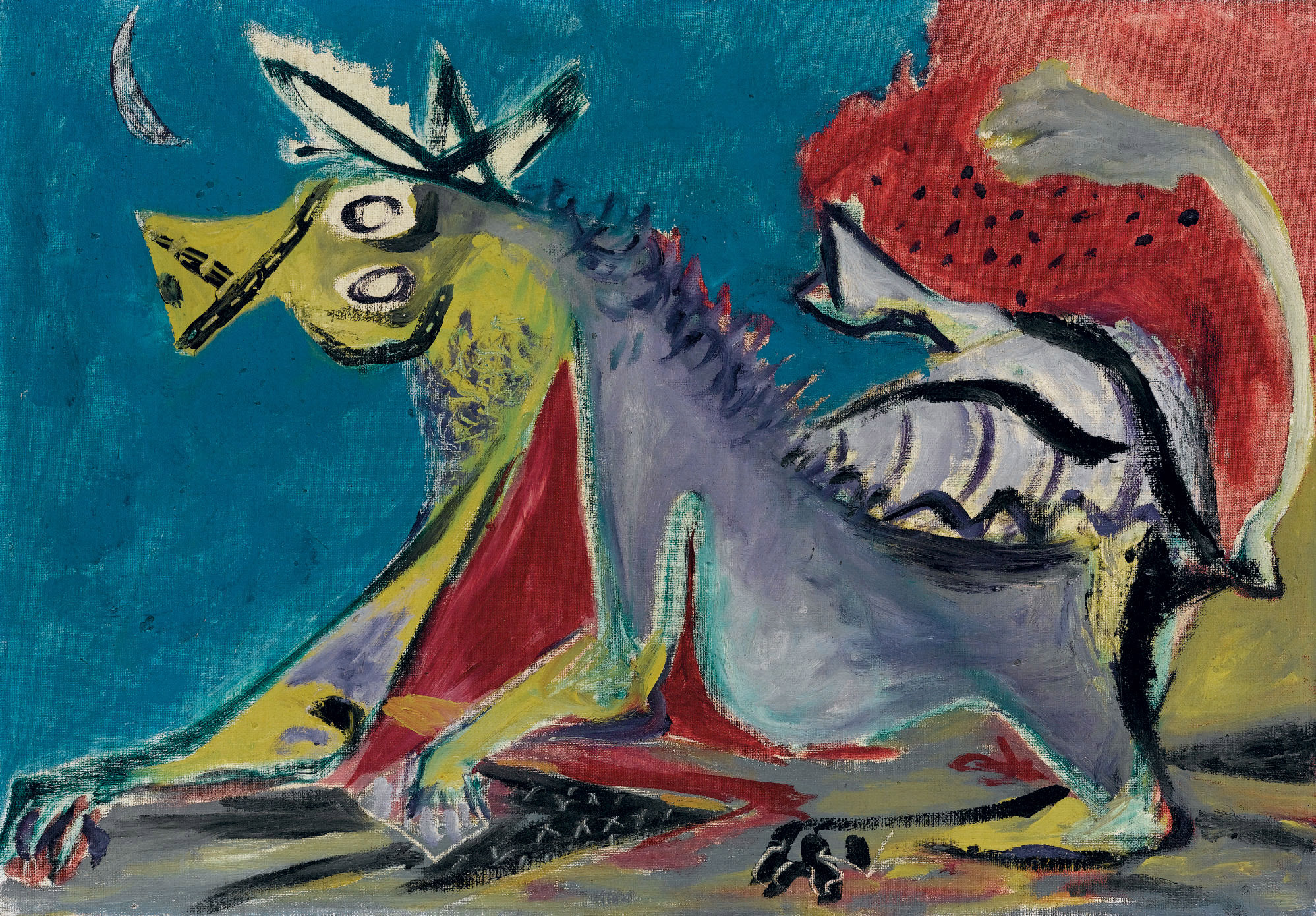 jackson pollock animals and figures