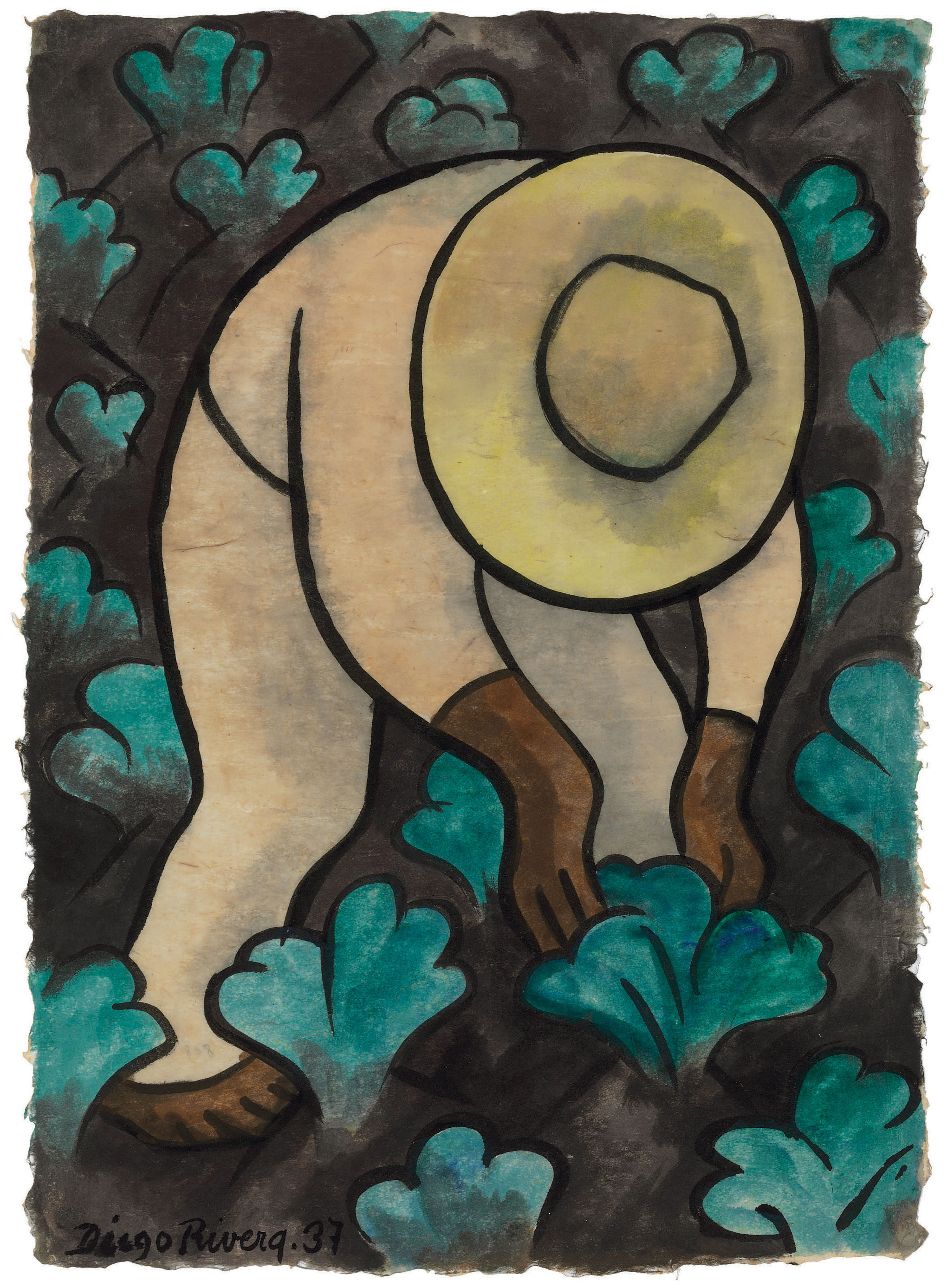 Diego Rivera Mexican 1886 1957 Sembrador De Coles Also Known