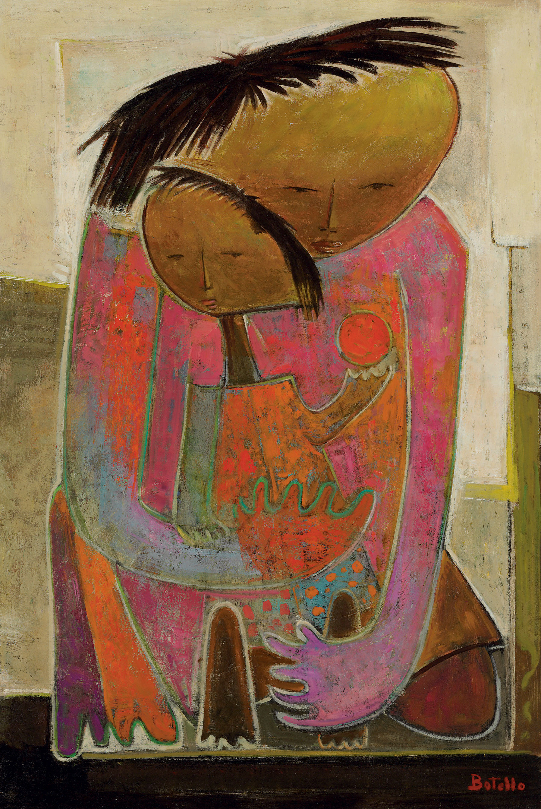 Angel Botello (Spanish/Puerto Rican 19131986) , Mother and Child