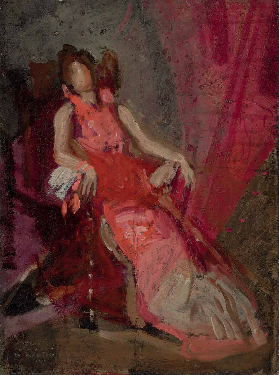 Study for "The Actress" 
