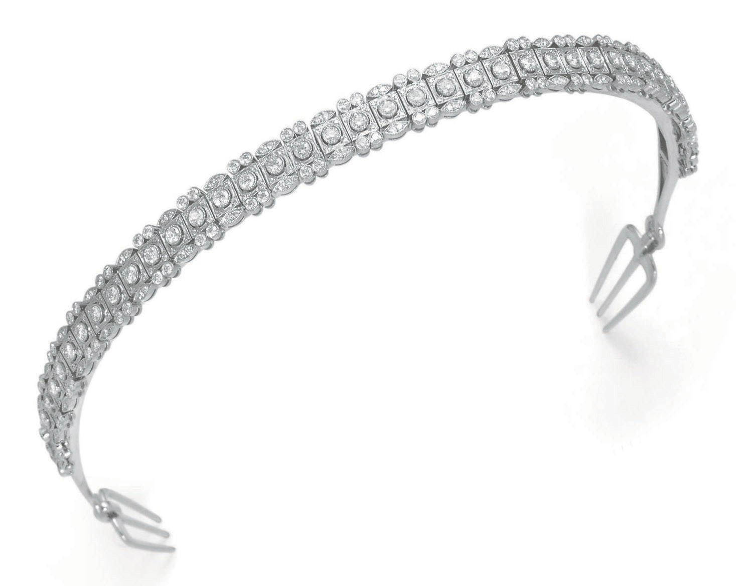 A CONVERTIBLE DIAMOND TIARA BRACELET BY TIFFANY CO. Christie s