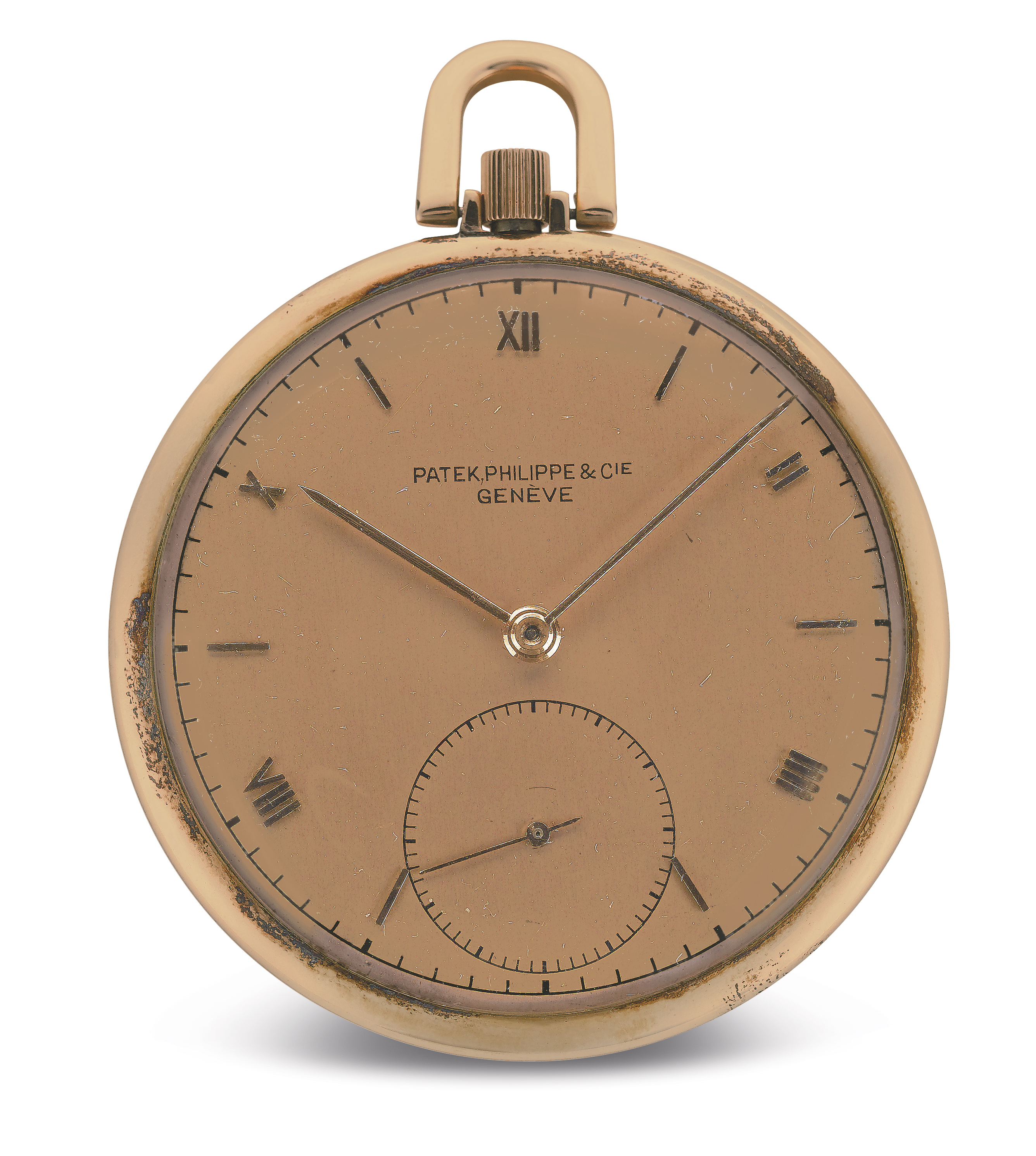 Patek Philippe An 18k Pink Gold Openface Keyless Lever Dress Watch